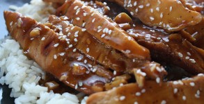 pollo en soya y miel