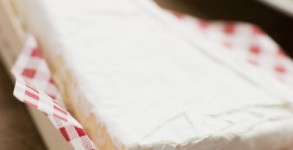Wedge of Brie in a Wooden Box Wedge of Brie in a Wooden Box