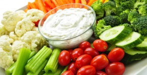 Vegetables and dip Vegetables and dip