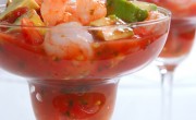 Cóctel de camarones con salsa Bloody Mary
