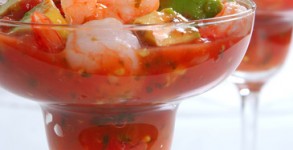 Cocktail Shrimp with Avocado Salsa Cocktail Shrimp with Avocado Salsa