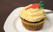 Cupcakes de Zanahoria con Cobertura de Queso Crema
